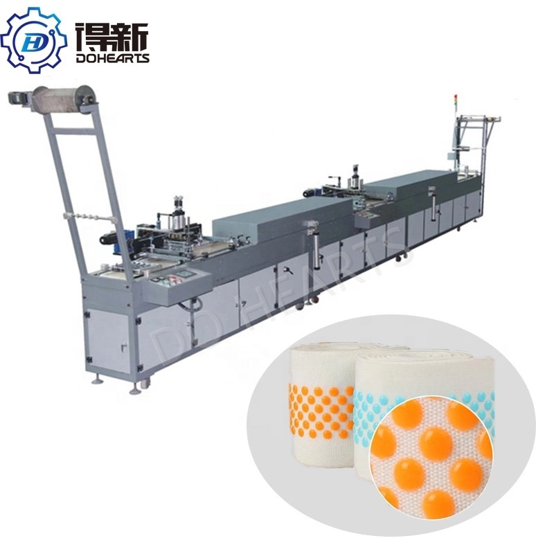 máquina de impresión de etiquetas de silicona de impresión de cordón