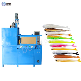 Máquina de fabricación de señuelos de pescado de PVC de plástico blando de Dongguan para la venta