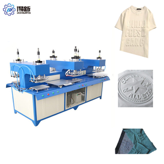 Máquina de press de cola de camiseta Logotipo de silicona 3D Máquina debsil