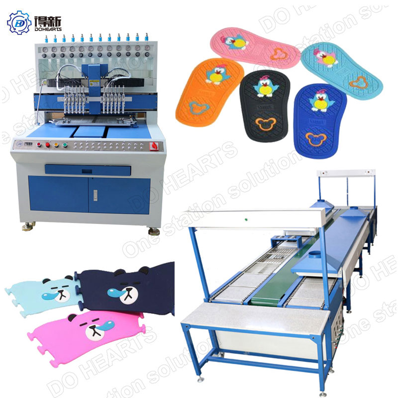 Máquina de fabricación de parches de placa de logotipo de etiqueta de PVC / línea de producción
