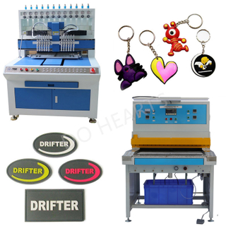 máquina dispensadora de pvc y silicona para máquina de fabricación de logotipos