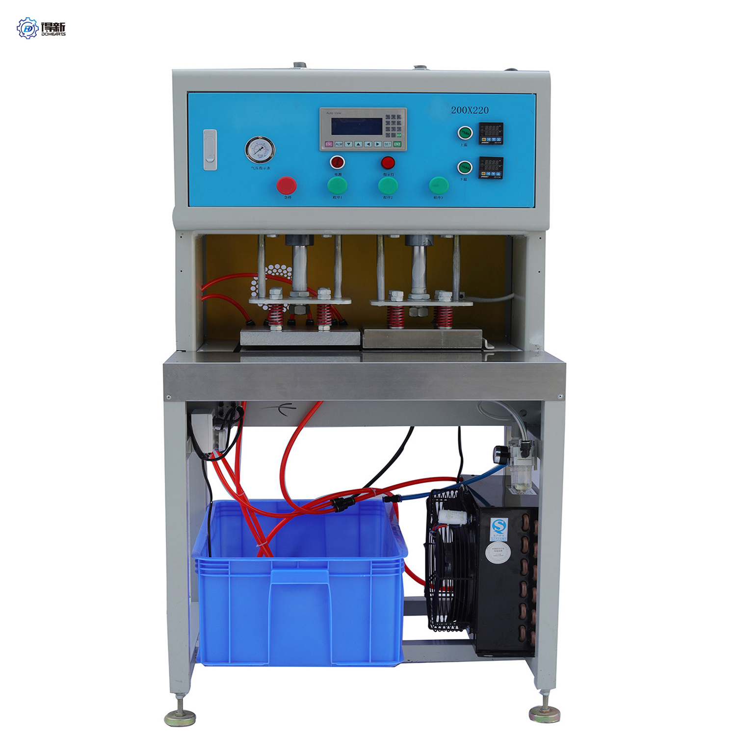 Máquina automática de moldeo de muñecos y llaveros de etiquetas 3D de dos lados para productos de goma y pvc