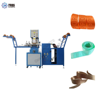 China graba en relieve el precio de la máquina de impresión en relieve de cinta de nylon