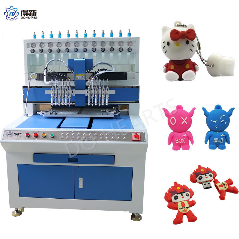 Máquina automática de inyección de regalos de juguetes de plastisol de goma de PVC