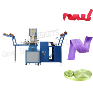 Máquina de impresión en relieve de cinturón elástico estrecho