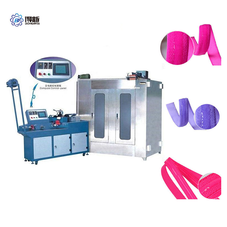 Máquina automática de recubrimiento de silicona líquida para cinta de cinta tejida